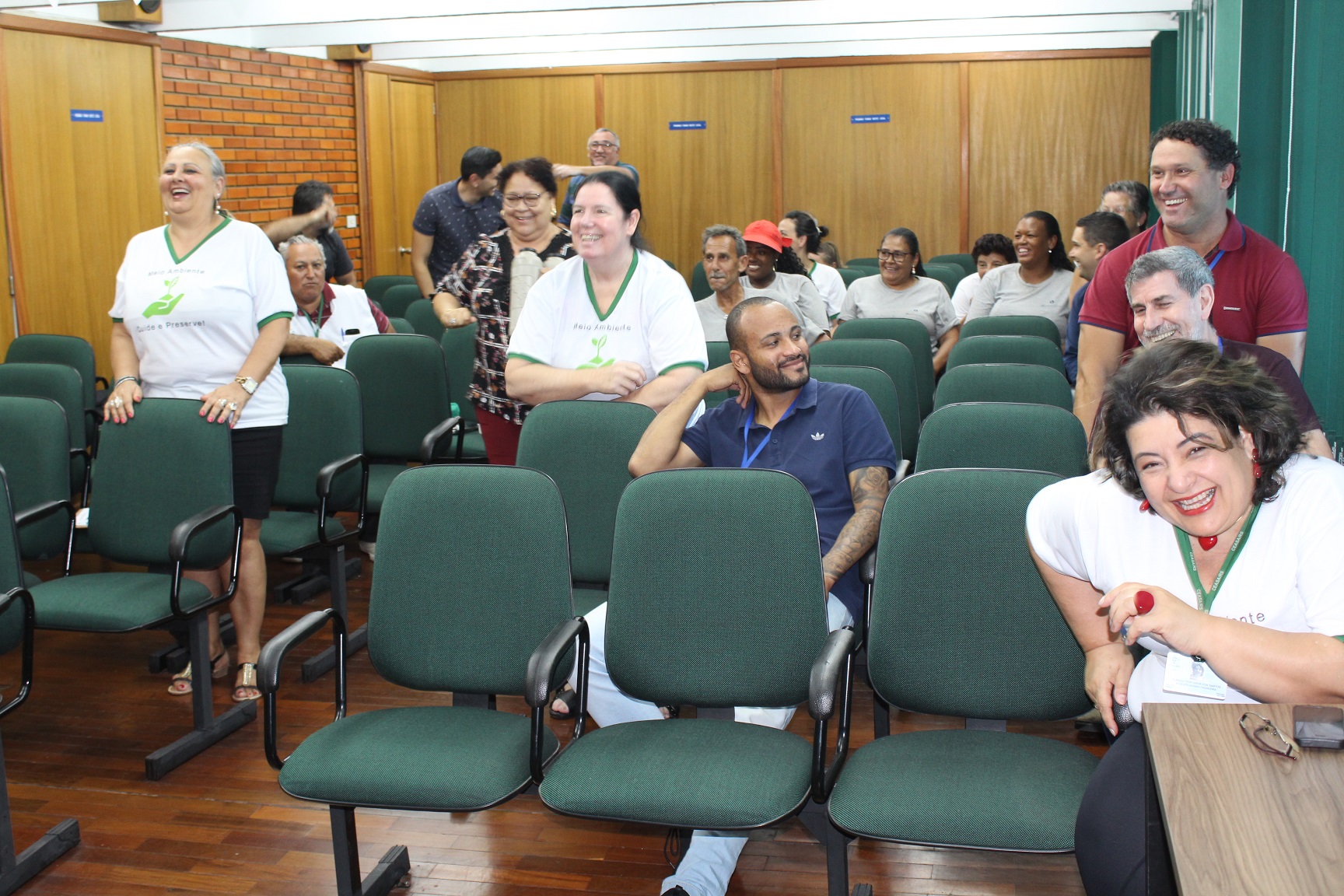 Atividade física levantou o astral dos participantes